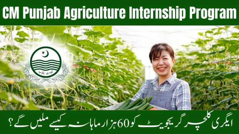 CM Punjab Agriculture Internship Program